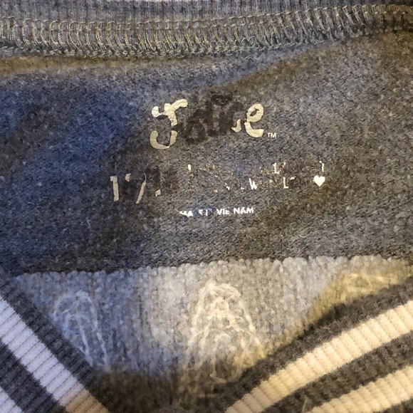 Justice Varsity style long sleeve button up shirt - Picture 3 of 3